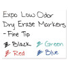 Low-Odor Dry-Erase Marker, Fine Bullet Tip, Black, Dozen
