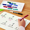 Low-Odor Dry-Erase Marker, Fine Bullet Tip, Black, Dozen