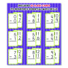 Subtraction 0 To 12 Flash Cards, Grades 1 To 5, 3.25" x 5.25", Assorted Colors, 54 Cards