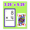 Multiplication 0 To 12 Flash Cards, Grades 4 To 6, 3.25" x 5.25", Assorted Colors, 54 Cards