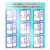 Multiplication 0 To 12 Flash Cards, Grades 4 To 6, 3.25" x 5.25", Assorted Colors, 54 Cards
