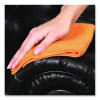Microworks Microfiber Towels, 16 x 16, Orange, Dozen