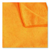 Microworks Microfiber Towels, 16 x 16, Orange, Dozen