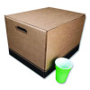 Carryout Boxes, Large Transport Box, 13.5 x 17 x 11.25, Kraft, 15/Carton