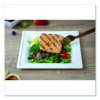 Champware Molded Fiber Tableware, Square Molded Fiber Plate, 8" x 8", White, 125 Plates/Sleeve, 4 Sleeves/Carton