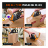 Tape Dispenser With Tape, 3" Core, Polypropylene, Gray/Orange, 1 Dispenser, 1 Roll Pro-Grade Packaging Tape