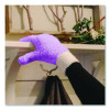 Four-Piece Dusting Set, Extendable Duster, Flexible Wand, 2 Gloves, Purple
