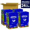 Ultra Soft Facial Tissue, 3-Ply, White, 120 Sheets/Box, 6 Boxes/Pack, 4 Packs/Carton