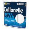 Ultra Cleancare Toilet Paper, Strong Tissue, Septic Safe, 1-Ply, White, 284 Sheets/Roll, 12 Rolls/Pack, 48 Rolls/Carton