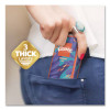 On The Go Packs Facial Tissues, 3-Ply, White, 10 Sheets/Pouch, 8 Pouches/Pack, 12 Packs/Carton