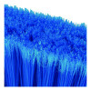 Duo-Sweep Flagged Light Industrial Broom Head, 12" Length, Blue/Black
