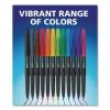 Vis-A-Vis Wet Erase Marker, Fine Bullet Tip, Assorted Colors, 8/Set