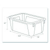 Cubby Bin, 1.8 Gal, 7.8" x 12.09" x 5.18", Translucent, 5/Pack