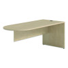 Alera Seville Series D-Top Peninsula With Modesty Panel, 30w x 72d, Maple