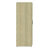 Alera Seville Series Storage Cabinet, 4 Shelves, 35.43" x 23.62" x 64.37", Oak