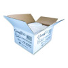 Champware Molded-Fiber Clamshell Containers, 9 x 9 x 3, White, 100/Sleeve, 2 Sleeves/Carton