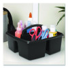 Small Caddy, 9.25 x 9.25 x 12, Black, 6/Pack