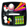 Small Caddy, 9.25 x 9.25 x 12, Black, 6/Pack