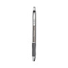 S-Gel Premium Metal Barrel Gel Pen, Retractable, Medium 0.7 Mm, Black Ink, Black Barrel, 2/Pack