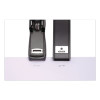 Flat Clinch Stapler, 40-Sheet Capacity, Black