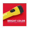 Led Industrial Economy Flashlight, 2 D Batteries (Sold Separately), Yellow/Black