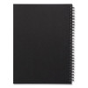 Wirebound Soft-Cover Business-Meeting Journal, Meeting-Minutes/Notes Format, Black Cover, (80) 9.5 x 6.5 Sheets