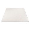 Antimicrobial Chair Mat For Medium Pile Carpeted Floors, Rectangular, Straight Edges, 46" x 60", Clear