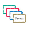 Self-Adhesive Name Badges, 3.5 X 2.25, Gold, 100/Box