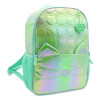 Iridescent Cat Backpack, 12" x 5" x 16", Iridescent Aqua