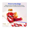 Sure Feed Glossy Labels, 2 x 3, White, 8 Labels/Sheet, 10 Sheets Pack