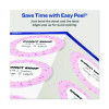 Sure Feed Glossy Labels, 3" Dia, White, 8 Labels/Sheet, 10 Sheets Pack