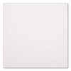 Linen-Feel Flat Napkins, 1-Ply, 14 x 14, White, 1,000/Carton