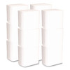 Interfold Napkins, 1-Ply, 8.8 x 6.3, White, 500/Pack, 12 Packs/Carton