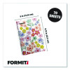 Notebook, Floral Design, 1-Subject, Wide/Legal Rule, Pink/Yellow/Green, (70) 8.75 x 6 Sheets