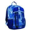 Bijoux Deluxe Backpack And Lunch Bag Bundle, Backpack: 13.5" x 7" x 18.5", Lunch Bag: 7.5" x 4.25" x 9", Light Blue Galaxy