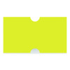 Punch-Hole Lavel, 0.83 x 0.47, Yellow, 1,000/Roll, 8 Rolls/Pack