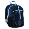 Bijoux Deluxe Backpack And Lunch Bag Bundle, 15.5" Laptop Sleeve, 12" x 8" x 18.5" And 7.5" x 4.25" x 9", Black/Blue Camo