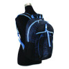 Bijoux Deluxe Backpack And Lunch Bag Bundle, 15.5" Laptop Sleeve, 12" x 8" x 18.5" And 7.5" x 4.25" x 9", Black/Blue Camo