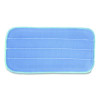 Microworks Flat Microfiber Specialty Pad, 11 x 5, Blue, Dozen