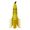 Banana Safety Sign, 13 x 12 x 24, Yellow/Black