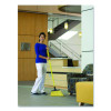 Maxisweep Angle Broom With Fiberglass Handle, 57" Length, Yellow/Black