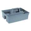 Maxirough Maid Caddies, Two Compartments, 12 x 7, Gray