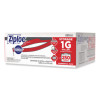 Double Zipper Storage Bags, Triple System Seal, Gallon, 10.56" x 10.75", Clear, 250/Box
