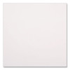 Linen-Feel Flat Napkins, 1-Ply, 16 x 16, White, 1,000/Carton