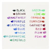 Flair Dual Porous Point Pen, Stick, Medium 0.7 Mm Bullet, Pressure-Sensitive Brush, Assorted Ink And Barrel Colors, 8/Pack