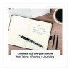 Signo 207 Gel Pen, Retractable, Fine 0.5 Mm, Black Ink, Smoke/Black Barrel, 5/Pack