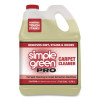 Pro Carpet Cleaner, Unscented, 1 Gal Bottle, 4/Carton