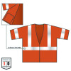 Glowear 8310Hl Type R Class 3 Economy Mesh Vest, Small To Medium, Orange