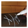 Permanent Paint Marker, Medium Bullet Tip, Silver