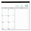Ecologix Monthly Desk Pad Calendar, Ecologix Artwork, 22 x 17, White/Green Sheets, Black Binding, 12-Month (Jan-Dec): 2026
